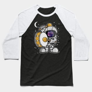 Astronaut Drummer Evergrow EGC Coin To The Moon Crypto Token Cryptocurrency Blockchain Wallet Birthday Gift For Men Women Kids Baseball T-Shirt